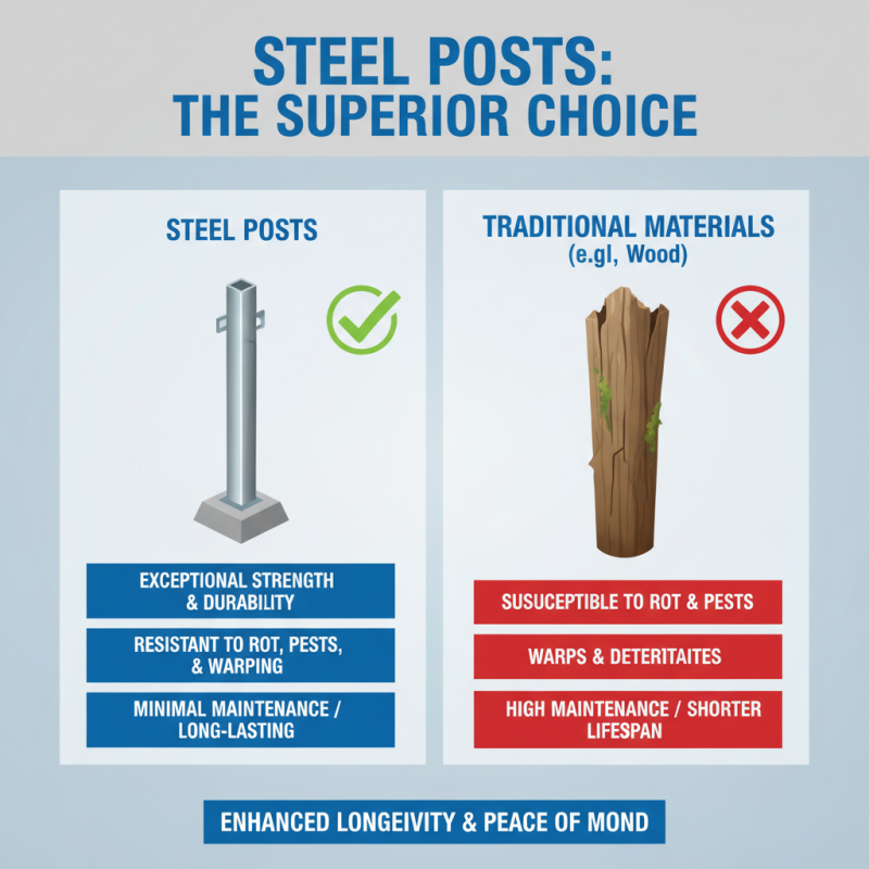 Top Benefits of Using Steel Posts for Fencing and Construction Projects