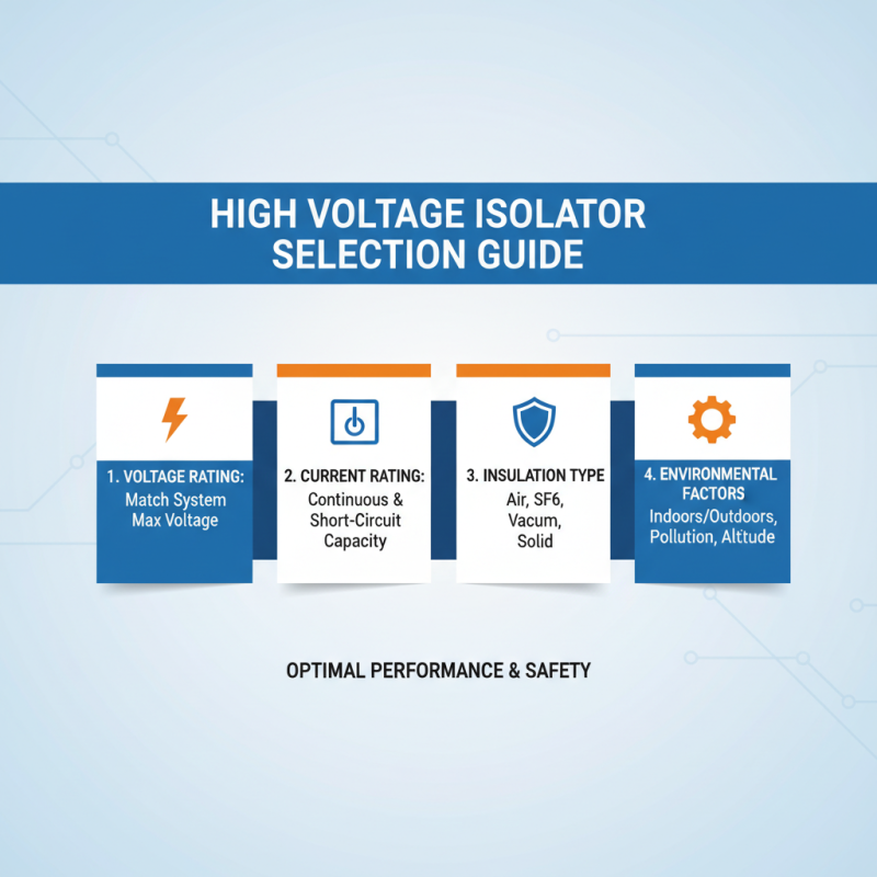 How to Choose the Right Isolator High Voltage for Your Electrical System