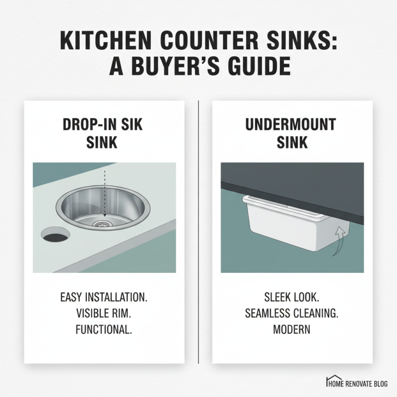 How to Choose the Right Counter Sink for Your Kitchen Renovation