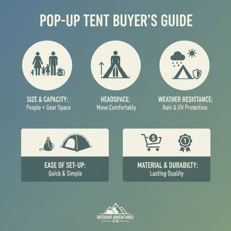 How to Choose the Best Pop Up Tent for Your Outdoor Adventures