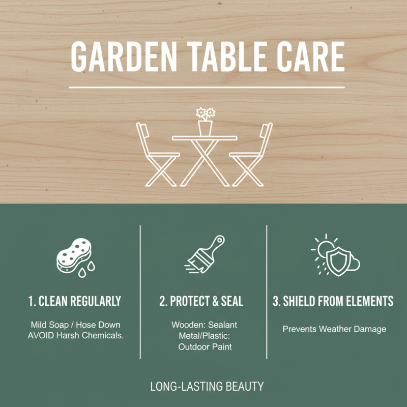 What is a Garden Table and How to Choose the Best One for Your Outdoor Space