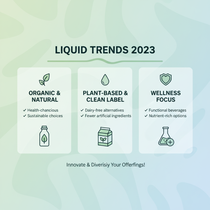 How to Choose the Best Liquids for Your Online Shop in 2023