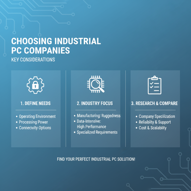 How to Choose the Right Industrial Computer Company for Your Needs