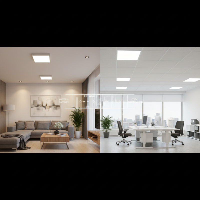 How to Choose the Best LED Panel Lights for Your Home or Office