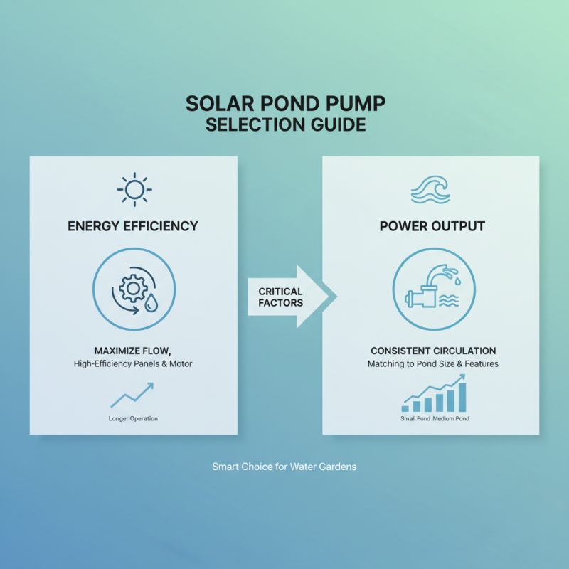 How to Choose the Best Solar Pond Pumps for Your Water Garden in 2025