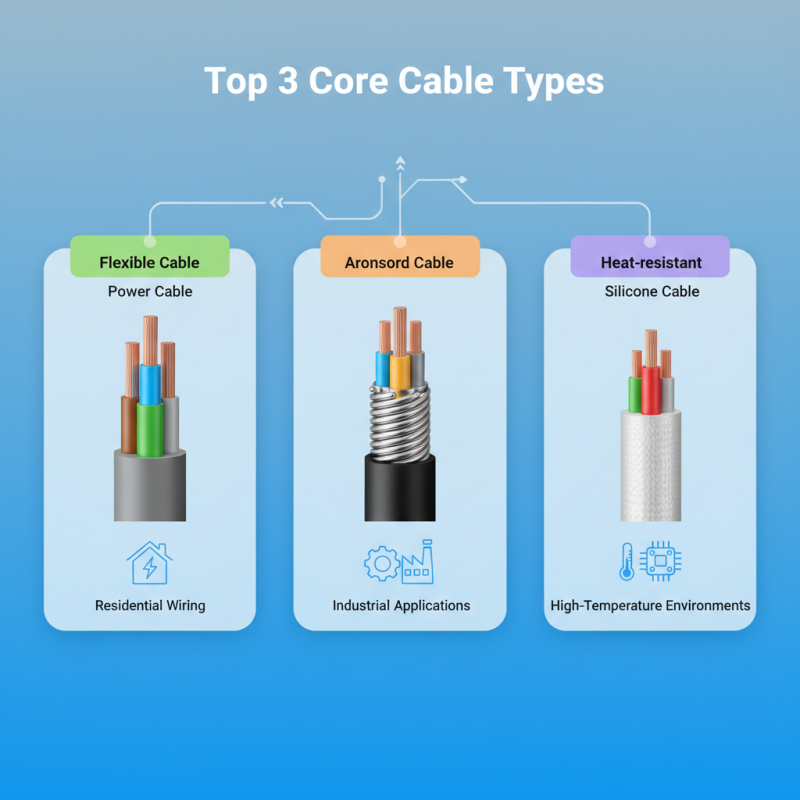 Top 3 Core Cable Types You Need to Know for Your Electrical Projects