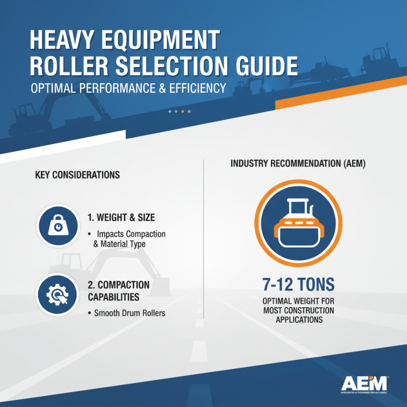 Top 10 Heavy Equipment Roller Models for Optimal Performance and Efficiency