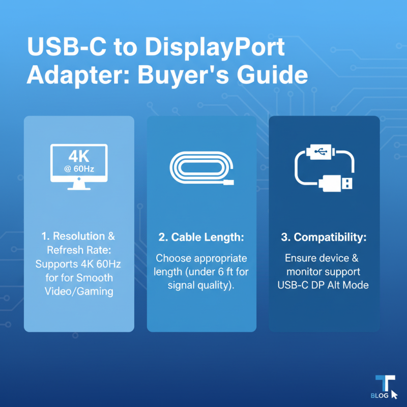 Ultimate Tips for Choosing the Best USB Type C to Display Port Adapter