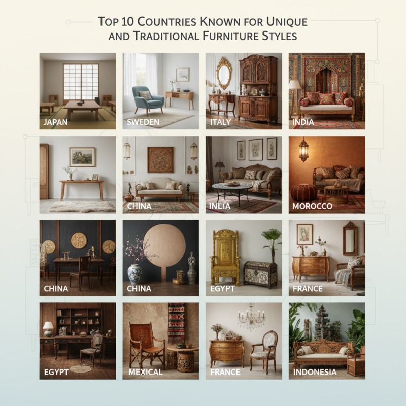 Top 10 Countries Known for Unique and Traditional Furniture Styles