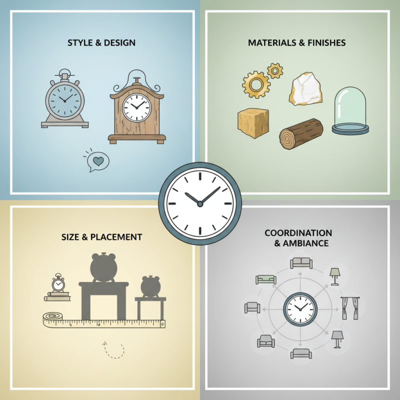 How to Choose the Perfect Decorative Table Clock for Your Home Decor