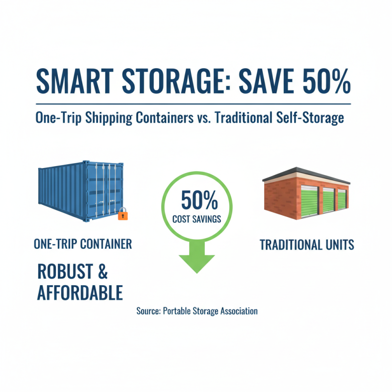 Best One Trip Shipping Containers for Affordable Storage Solutions