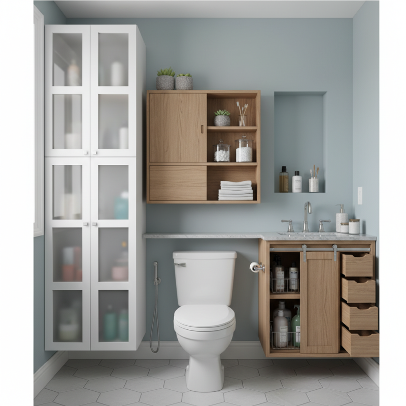 Top 10 Bathroom Cupboard Ideas for Small Spaces and Organized Storage