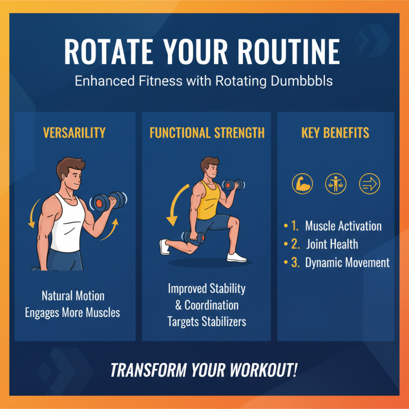 Top Benefits of Using Rotating Dumbbells for Your Home Workout Routine