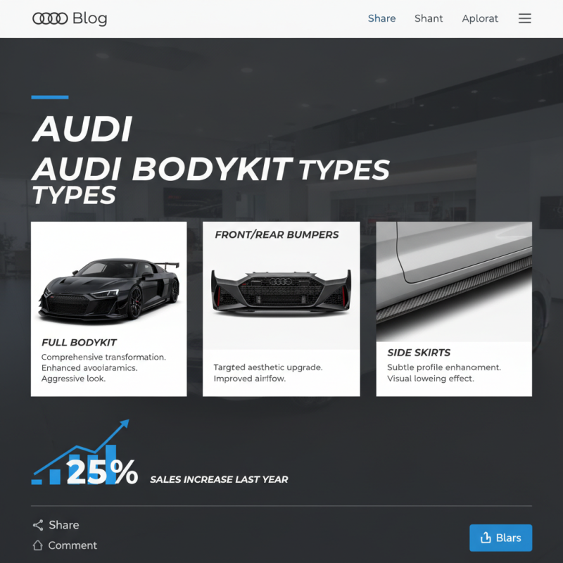 2025 Guide: How to Choose the Best Audi Bodykit for Your Vehicle