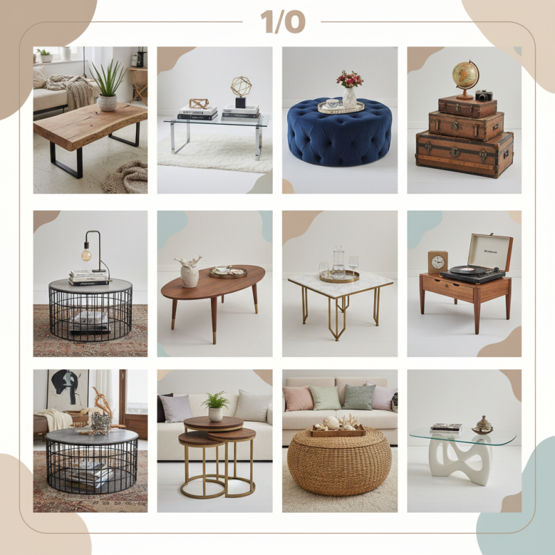 Top 10 Coffee Table Ideas to Elevate Your Living Room Style