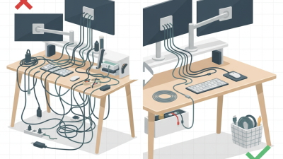 How to Effectively Organize Your Wires for a Tidy Workspace