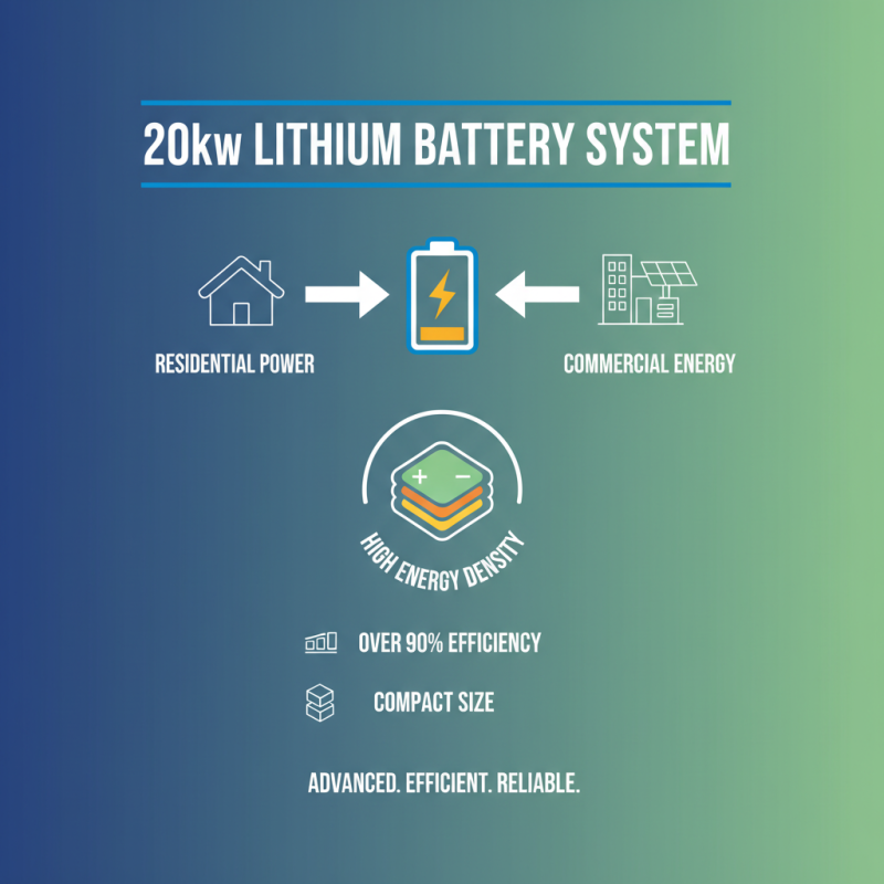 Everything You Need to Know About 20kw Lithium Battery for Your Energy Needs