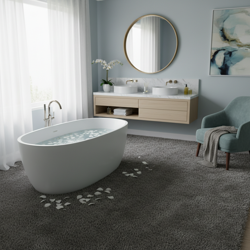 10 Best Bathroom Carpet Ideas for a Cozy and Stylish Space