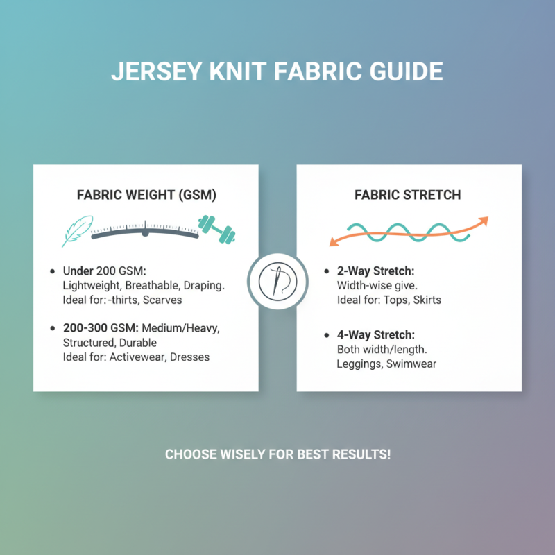 How to Choose the Best Jersey Knit Fabric for Your Sewing Projects