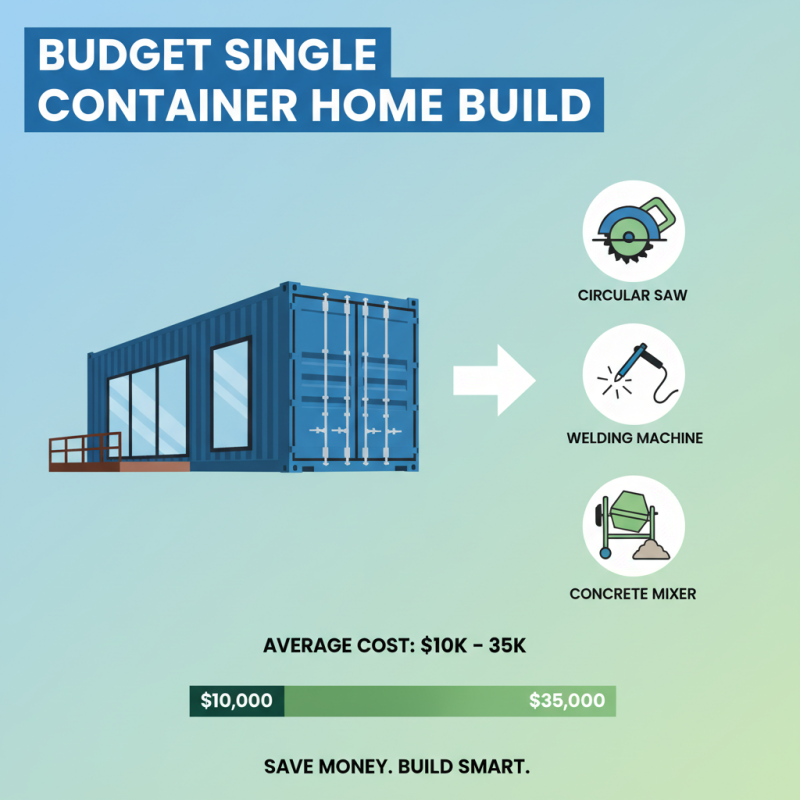 The Ultimate Guide to Building a Single Container House on a Budget