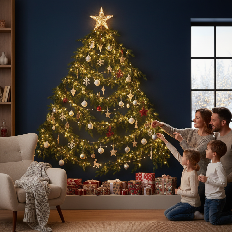 Creative Wall Christmas Tree Ideas and Tips for a Festive Holiday Decor