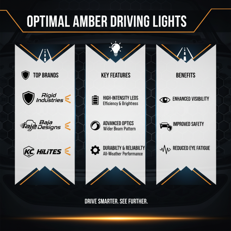 The Ultimate Guide to Choosing the Best Amber Driving Lights for Visibility