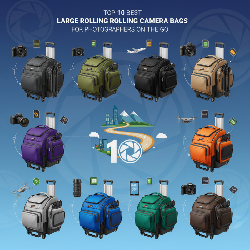 Top 10 Best Large Rolling Camera Bags for Photographers on the Go