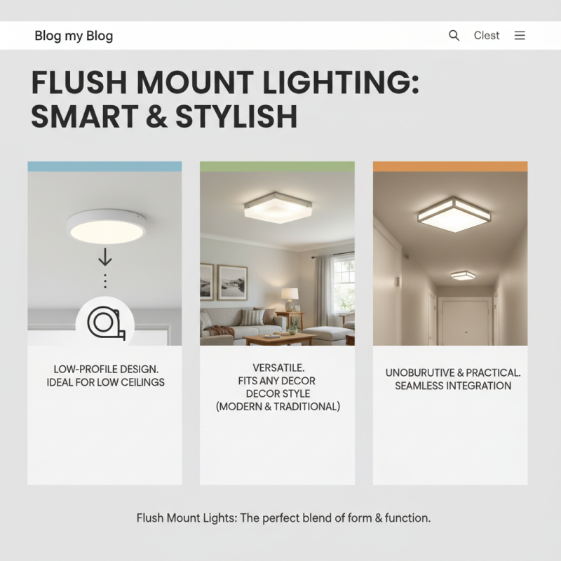 Top Tips for Choosing the Best Flush Mount Light for Your Home Decor