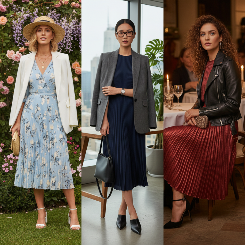 How to Style a Midi Pleated Dress for Every Occasion in 2025