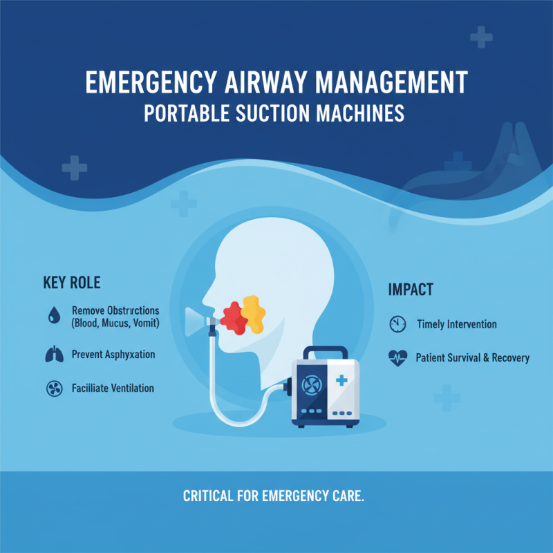 Top Benefits of Using a Medical Portable Suction Machine for Emergency Care