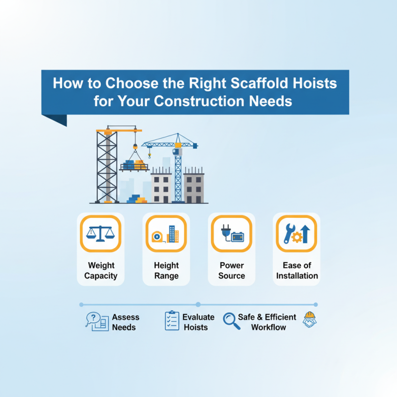 How to Choose the Right Scaffold Hoists for Your Construction Needs