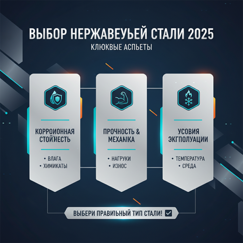 Как выбрать полосу из нержавеющей стали для вашего проекта в 2025 году