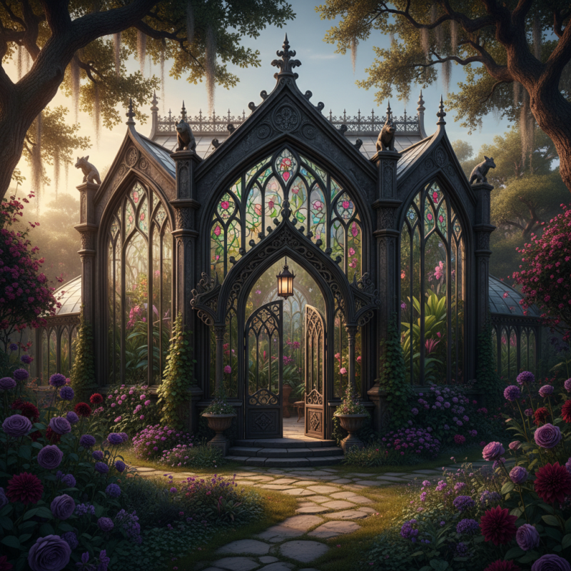 Top 10 Gothic Greenhouse Ideas for Stunning Garden Aesthetics