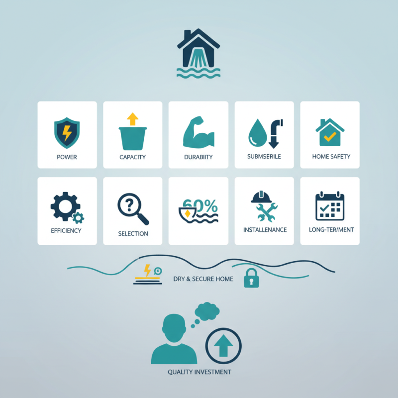 Top 10 Tips for Choosing the Best Submersible Sump Pump for Your Home