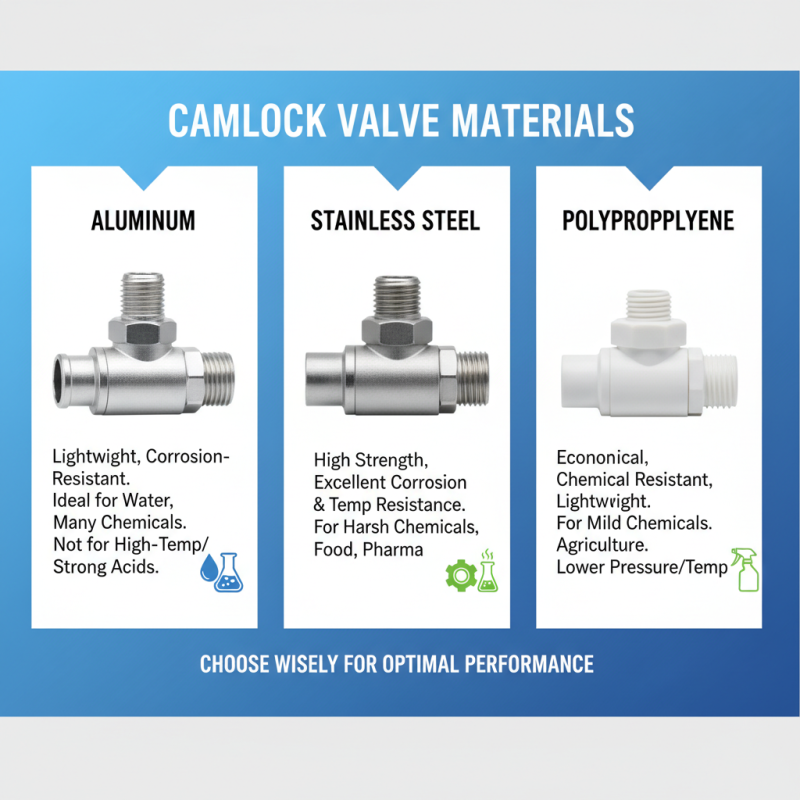 How to Choose the Right Camlock Valve for Your Piping System Needs
