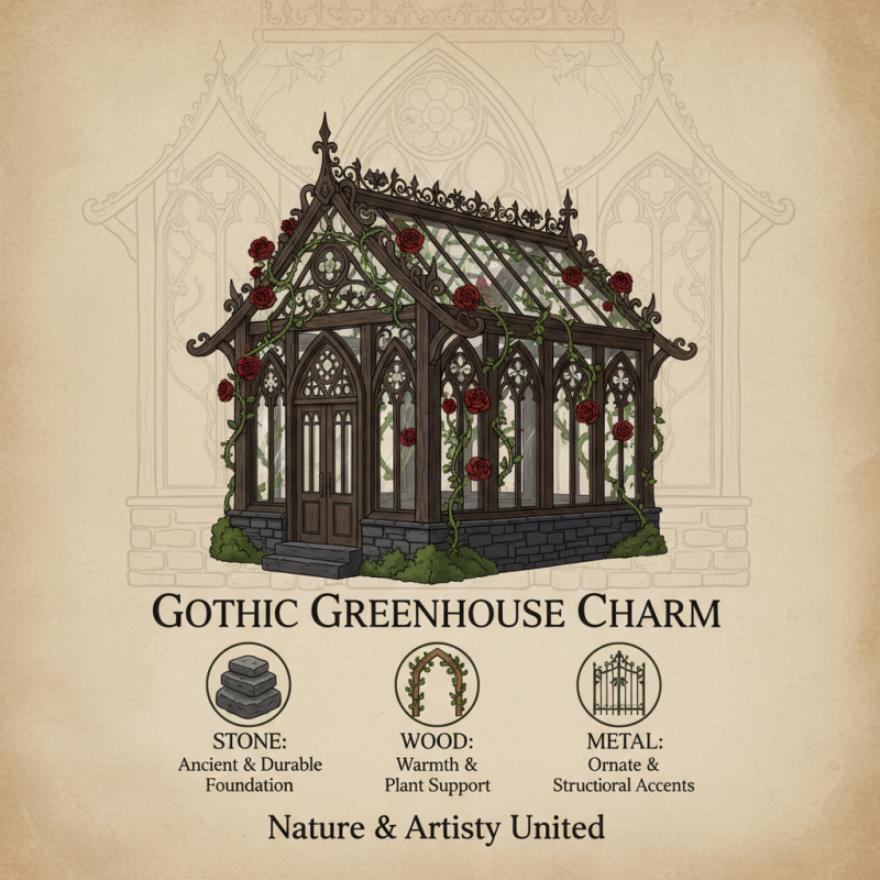 Top 10 Gothic Greenhouse Ideas for Stunning Garden Aesthetics
