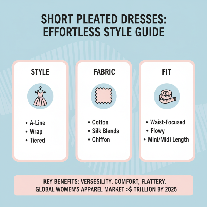 Top 10 Short Pleated Dresses for Effortless Style This Season