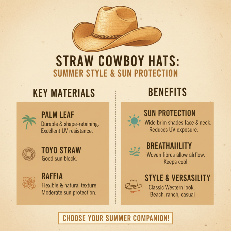 10 Best Straw Cowboy Hats for Ultimate Summer Style and Sun Protection