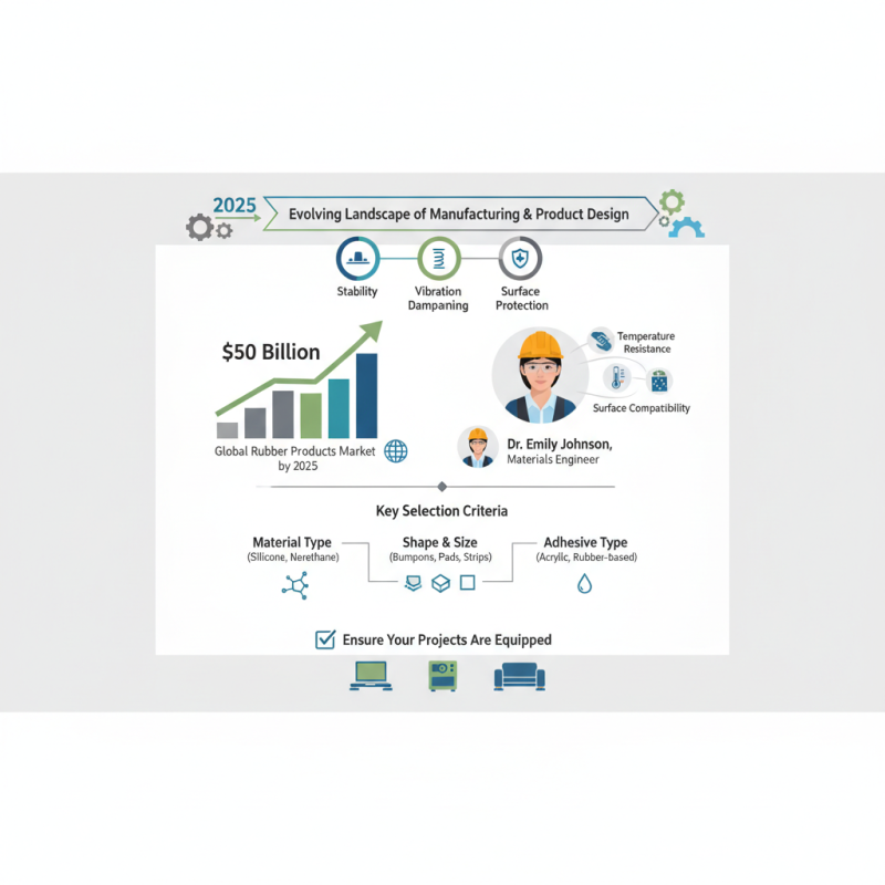 2025 Guide: How to Choose the Best Adhesive Rubber Feet for Your Projects