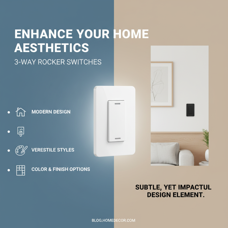 Top 10 Benefits of Using a 3 Way Rocker Switch for Your Home Wiring