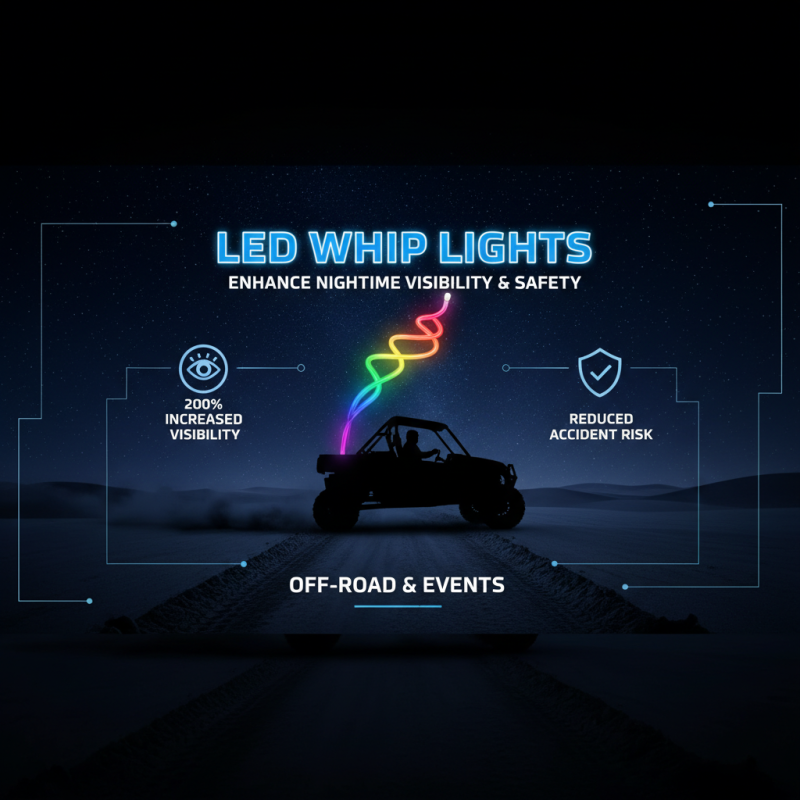 What is a Led Whip Light and How Does It Enhance Your Nighttime Visibility