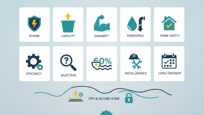 Top 10 Tips for Choosing the Best Submersible Sump Pump for Your Home