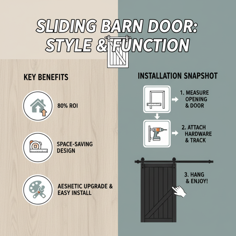 How to Install a Sliding Barn Door for Your Home Makeover