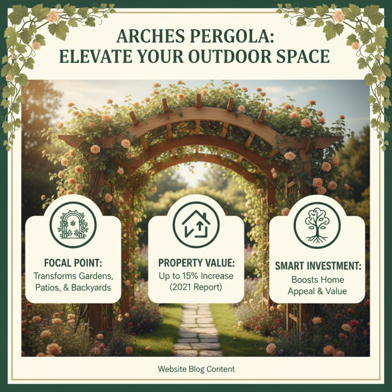 What is an Arches Pergola and How Can It Transform Your Outdoor Space