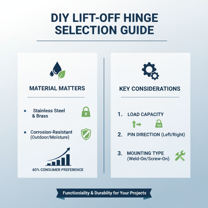How to Choose the Right Lift Off Hinge for Your DIY Projects in 2025
