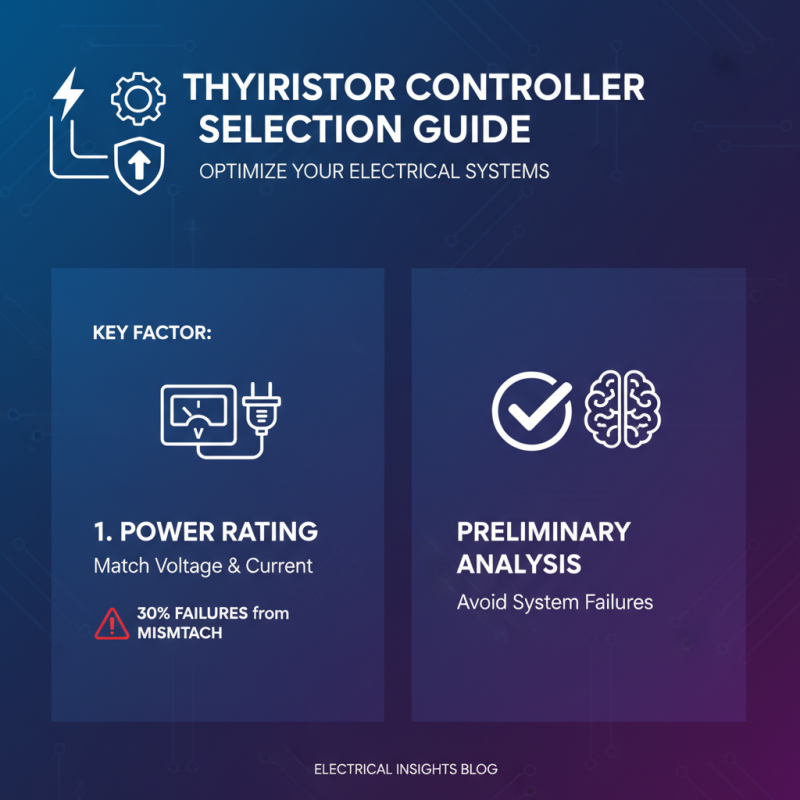 How to Choose the Best Thyristor Controller for Your Electrical Applications