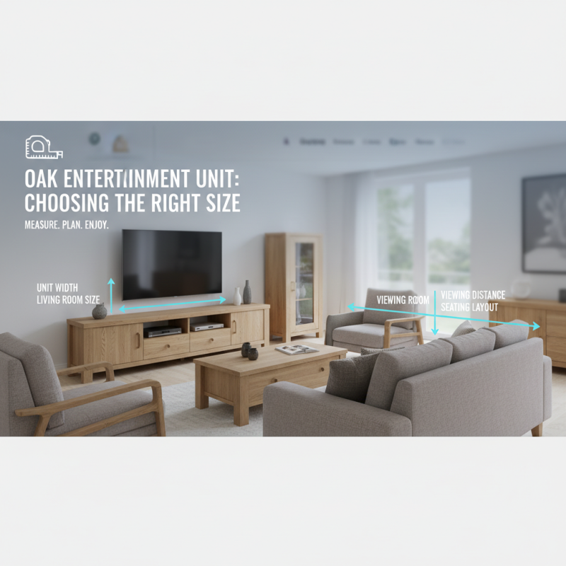 Discover the 2025 Top Oak Entertainment Units for Stylish Living Rooms
