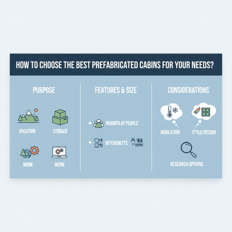 How to Choose the Best Prefabricated Cabins for Your Needs?