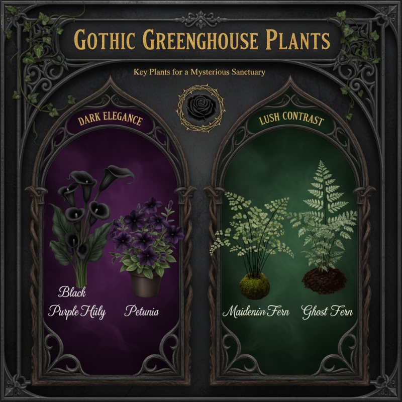 Top 10 Gothic Greenhouse Ideas for Stunning Garden Aesthetics