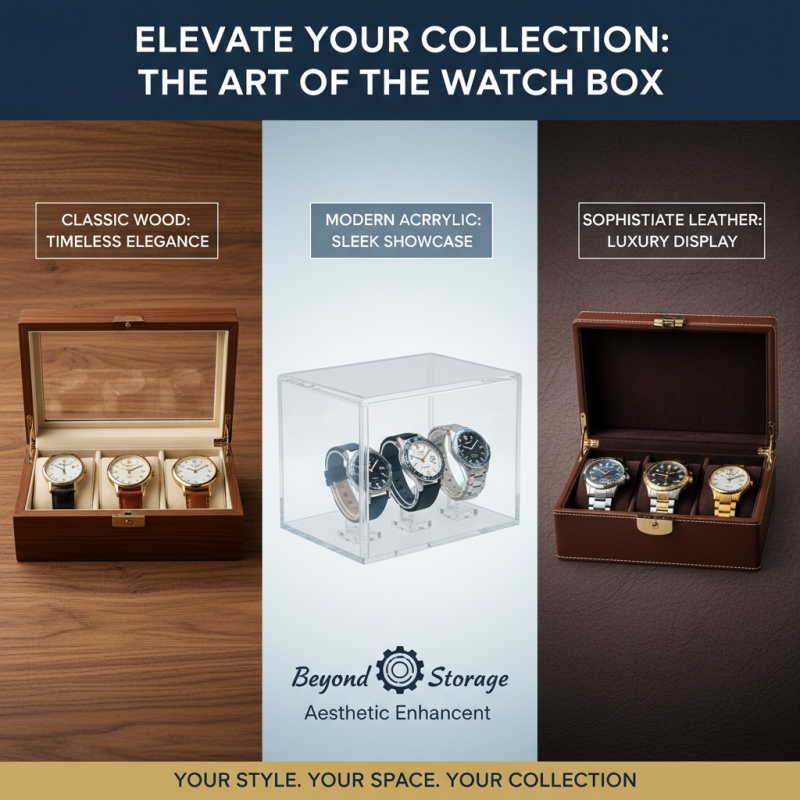 How to Choose the Best Watch Box for Your Collection in 2025
